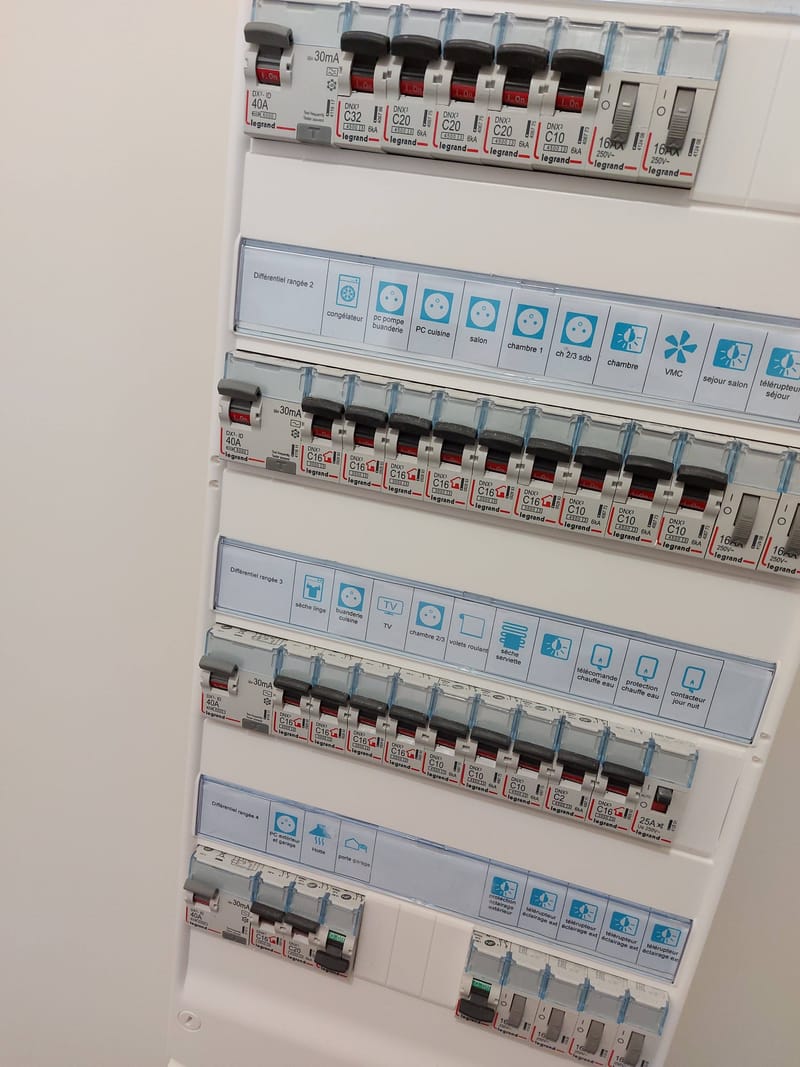 Électricité générale réalisé par Limousin Électricité Dépannage